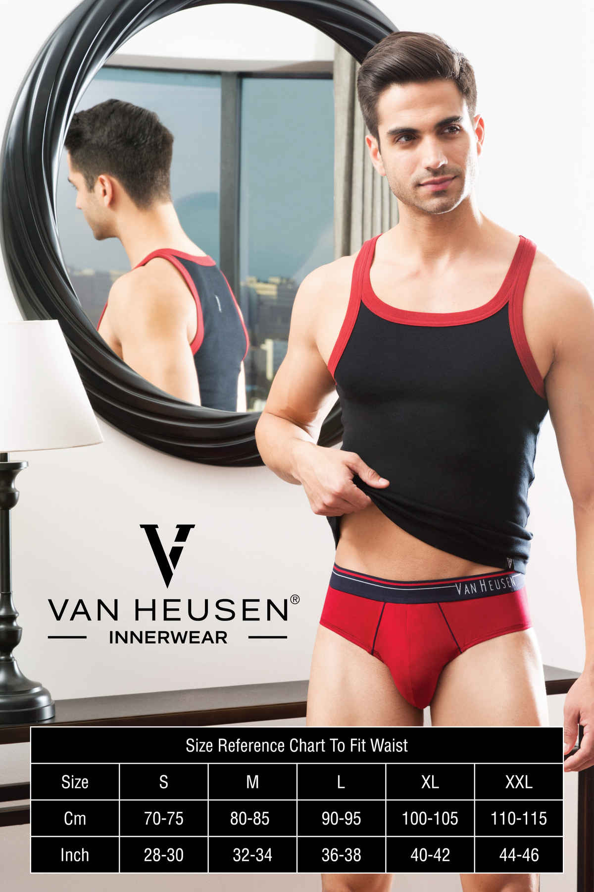 Van Heusen Men Printed Anti Bacterial & Super Soft Briefs | Assorted - S