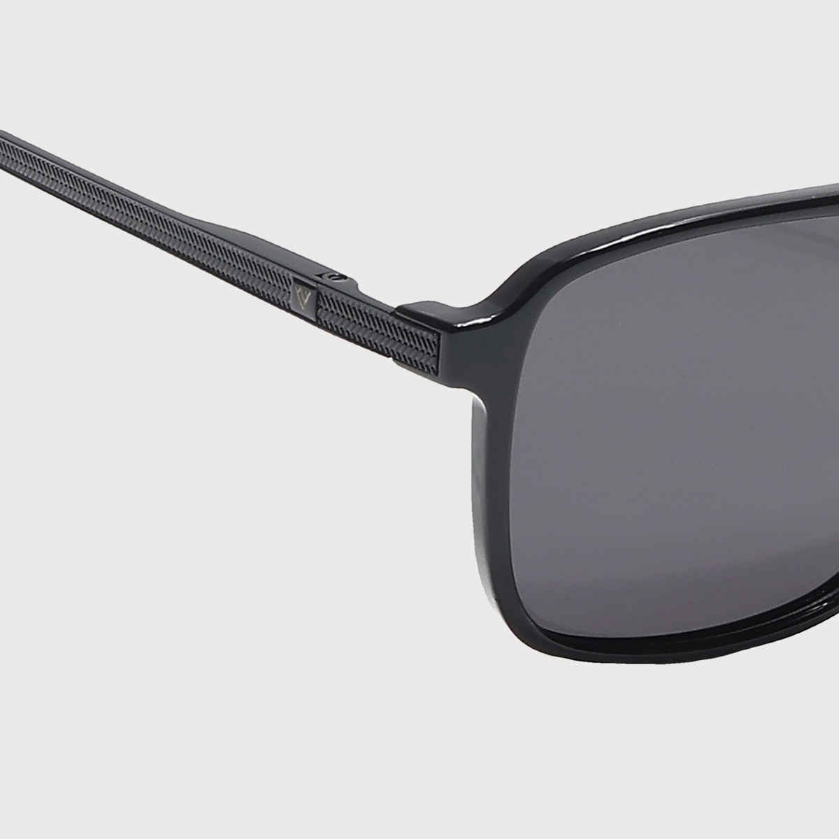 Voyage Unisex Plastic Wayfarer Sunglasses | Black - Free Size