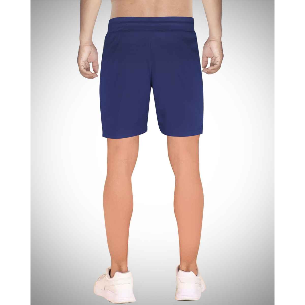 Yazole Men's Sports Shorts | YZ - 02 | Navy Blue - S