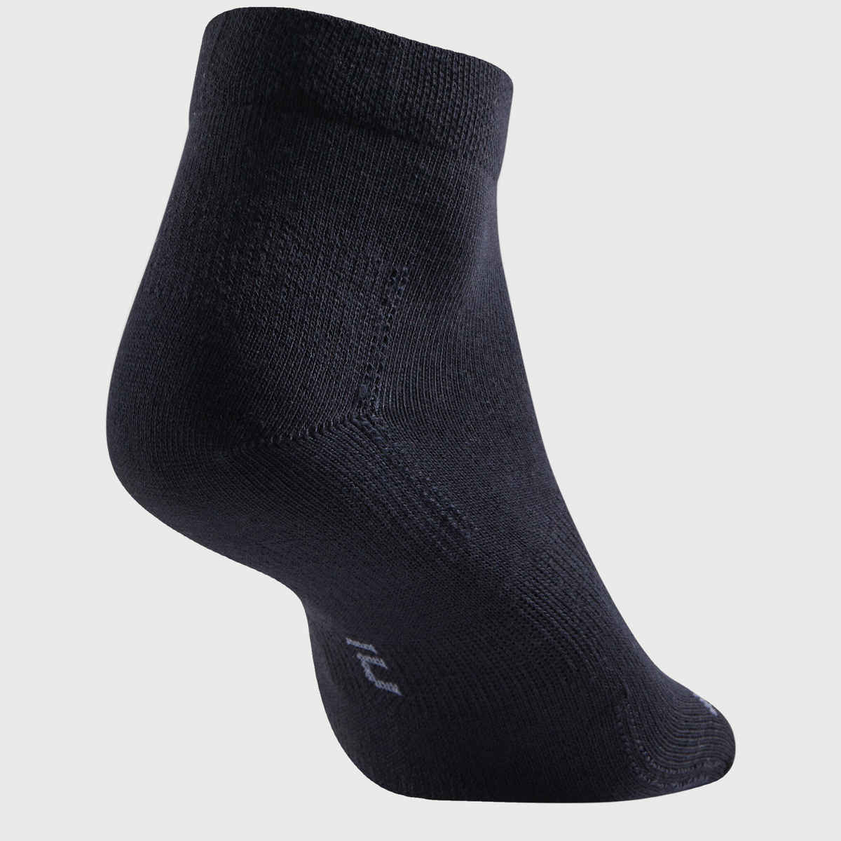 Decathlon | Artengo Women's Cotton Socks | Black - UK 8.5 - 11