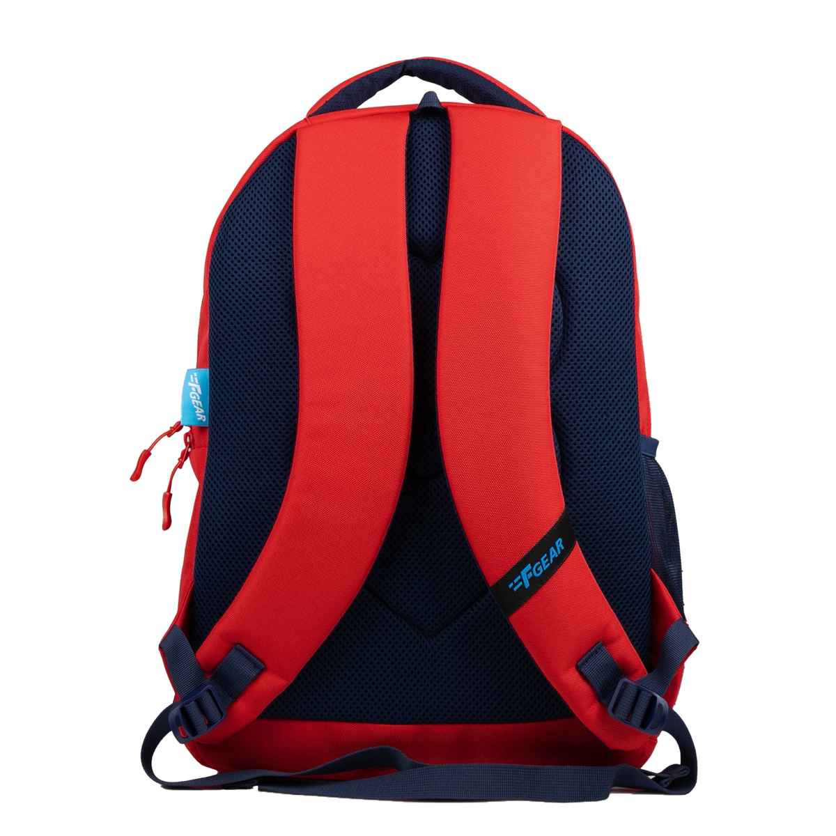 F Gear Unisex Polyester 23 L Padded Grab Handle Backpack | Red Moto Manic