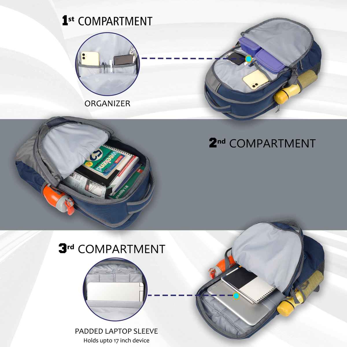 F Gear Bluechip Black 38 L Laptop Backpack | Black