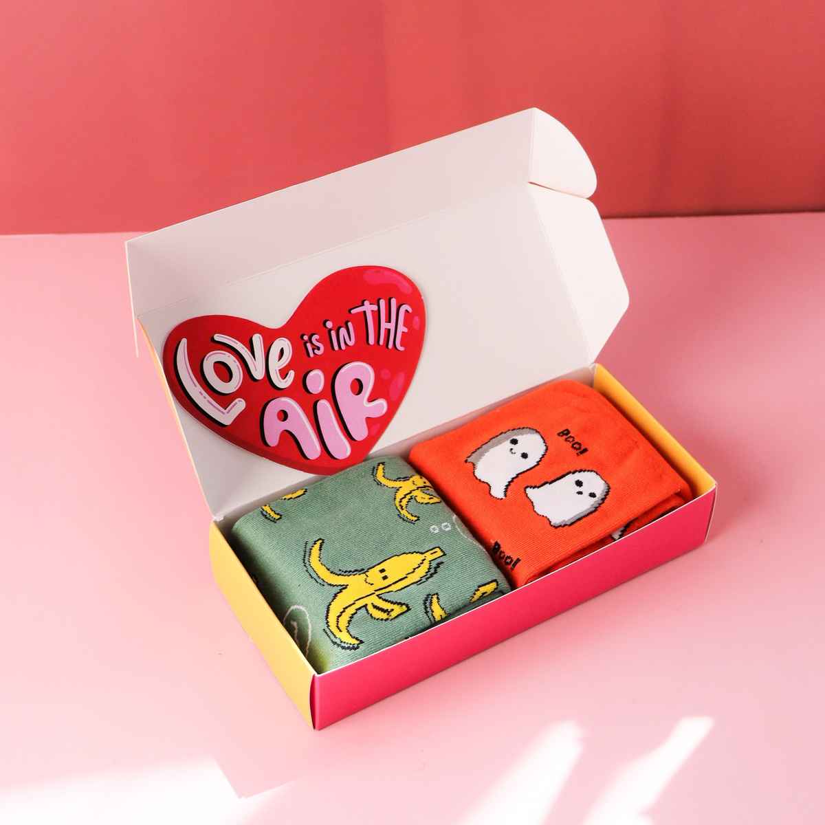 Thela Gaadi Unisex 78% Cotton, 17% Spandex, and 5% Elastic Socks | Olive and Orange - Free Size