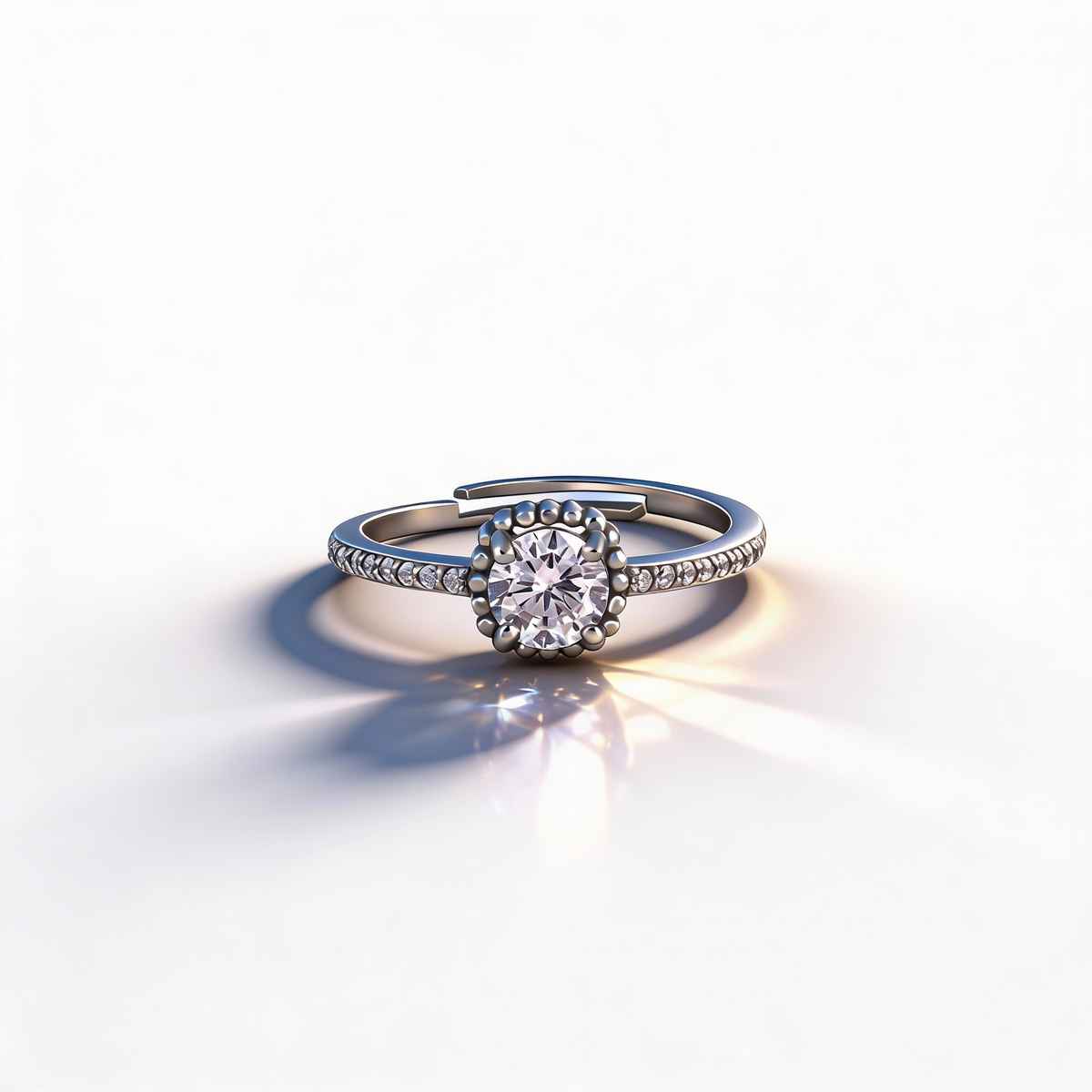 GIVA Silver Classic Ring