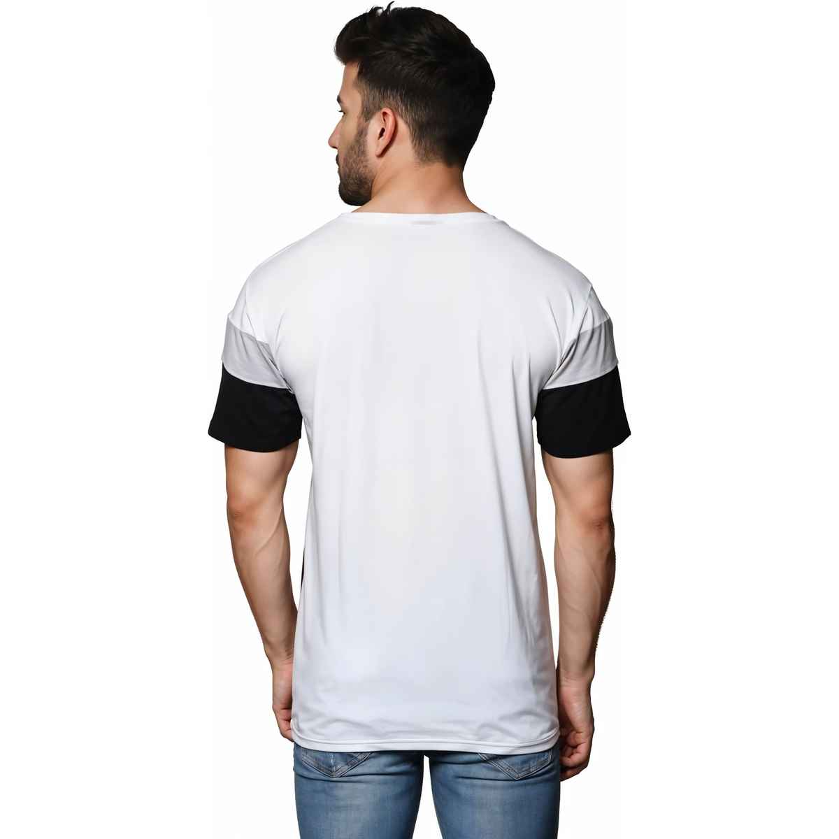 Smartees Men's Printed T-shirt | Style No 32 | White - L
