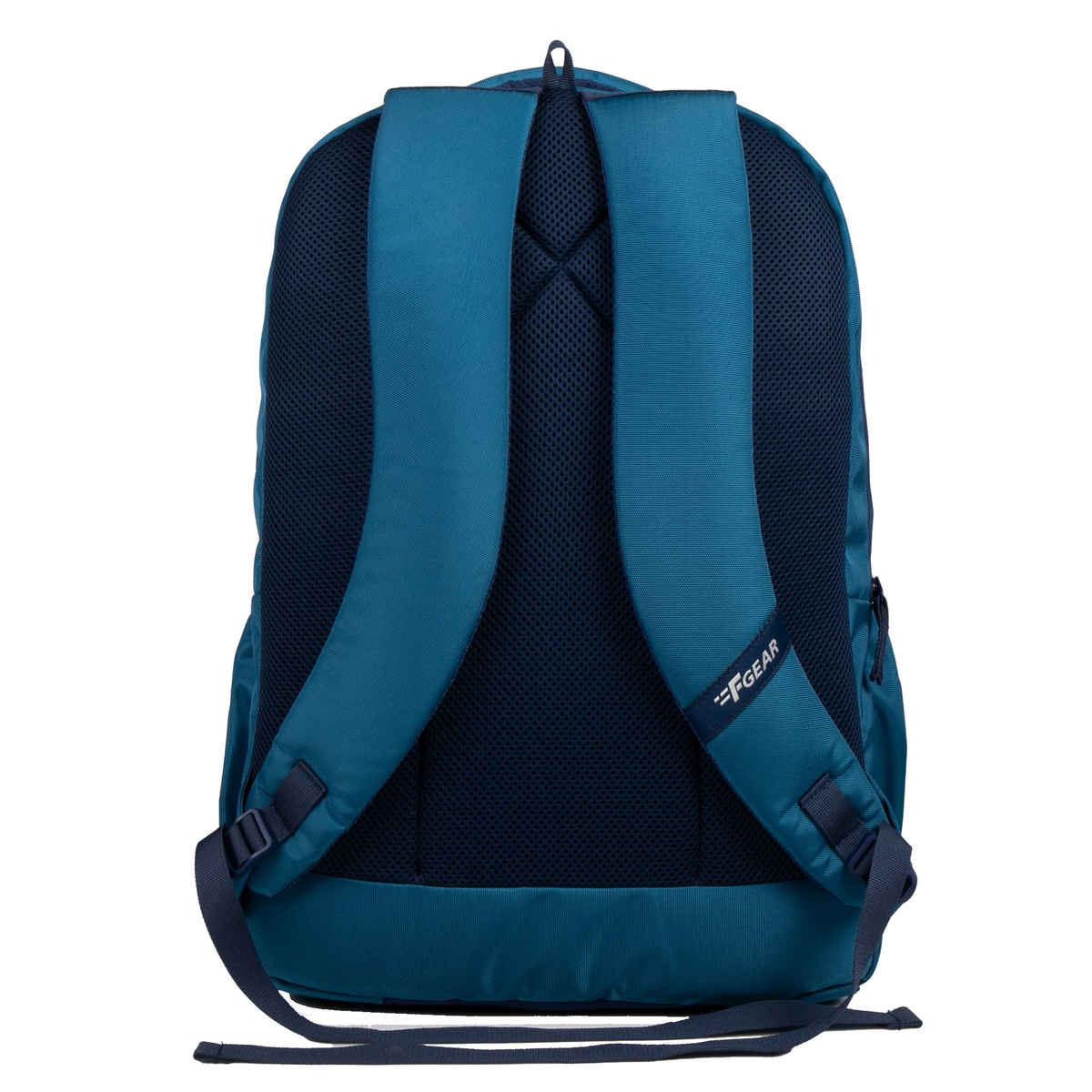 F Gear Unisex Solid Polyester 29 L Padded Grab Handle Laptop Backpack | Aqua Blue - 17 Inches