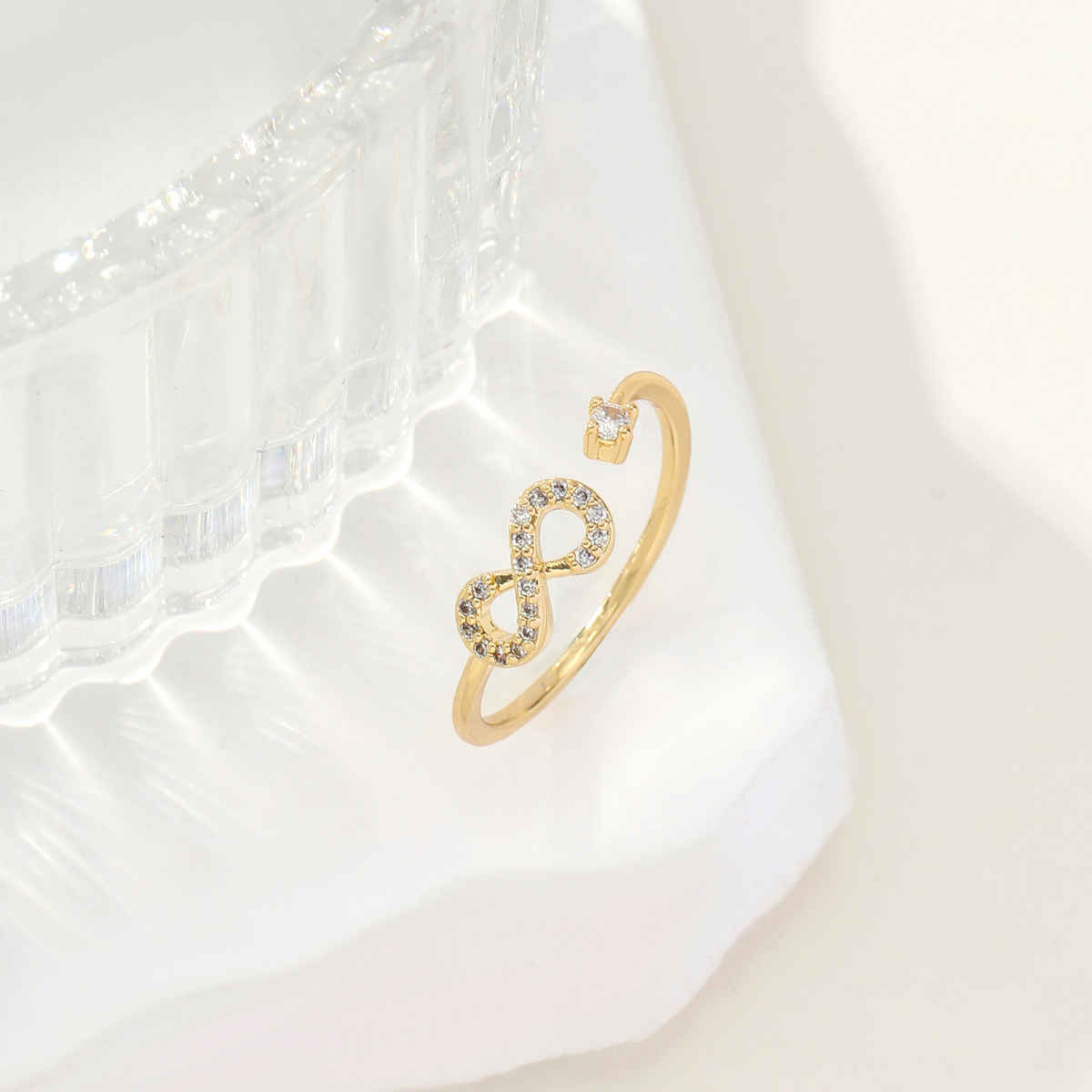 SALTY Infinity Love Necklace and Ear Cuff Jewellery Set