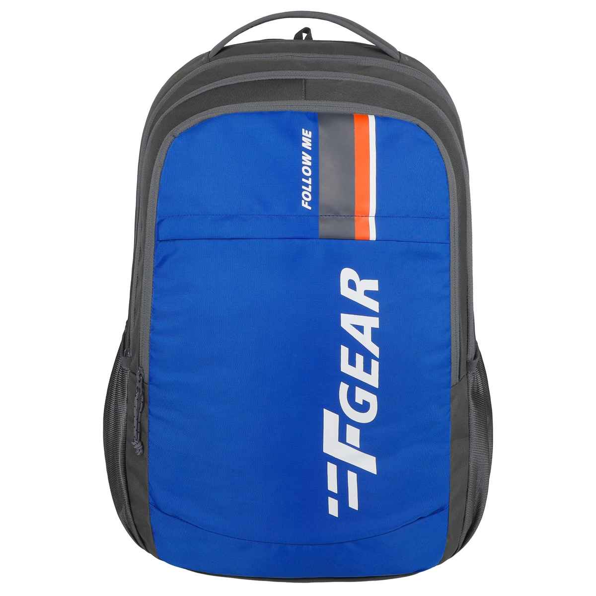 F Gear Unisex Solid Polyester 40 L Backpack | Blue and Grey - 18 Inches