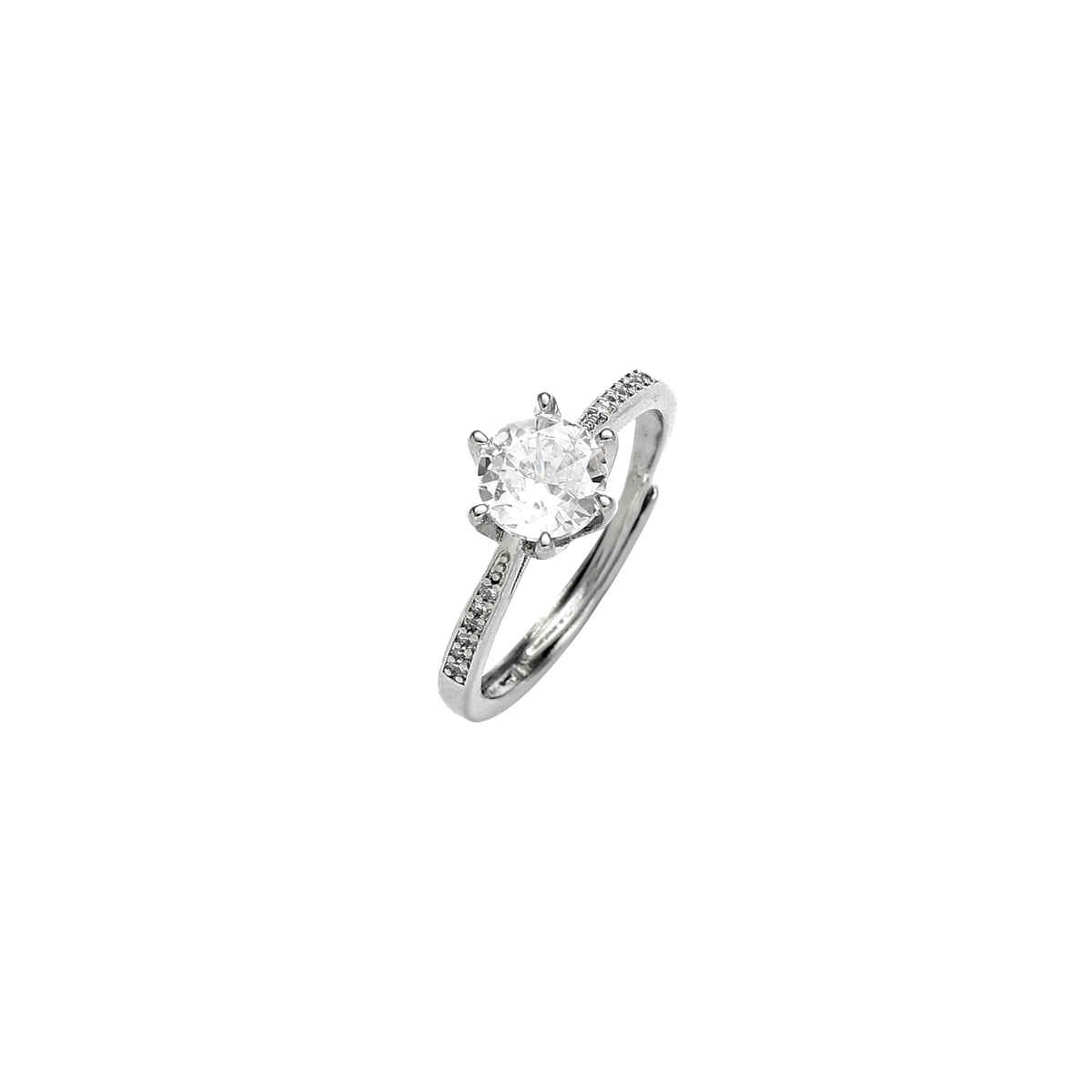 SALTY Luster Promise Ring for Women and Girls| Anti-Tarnish| Silver