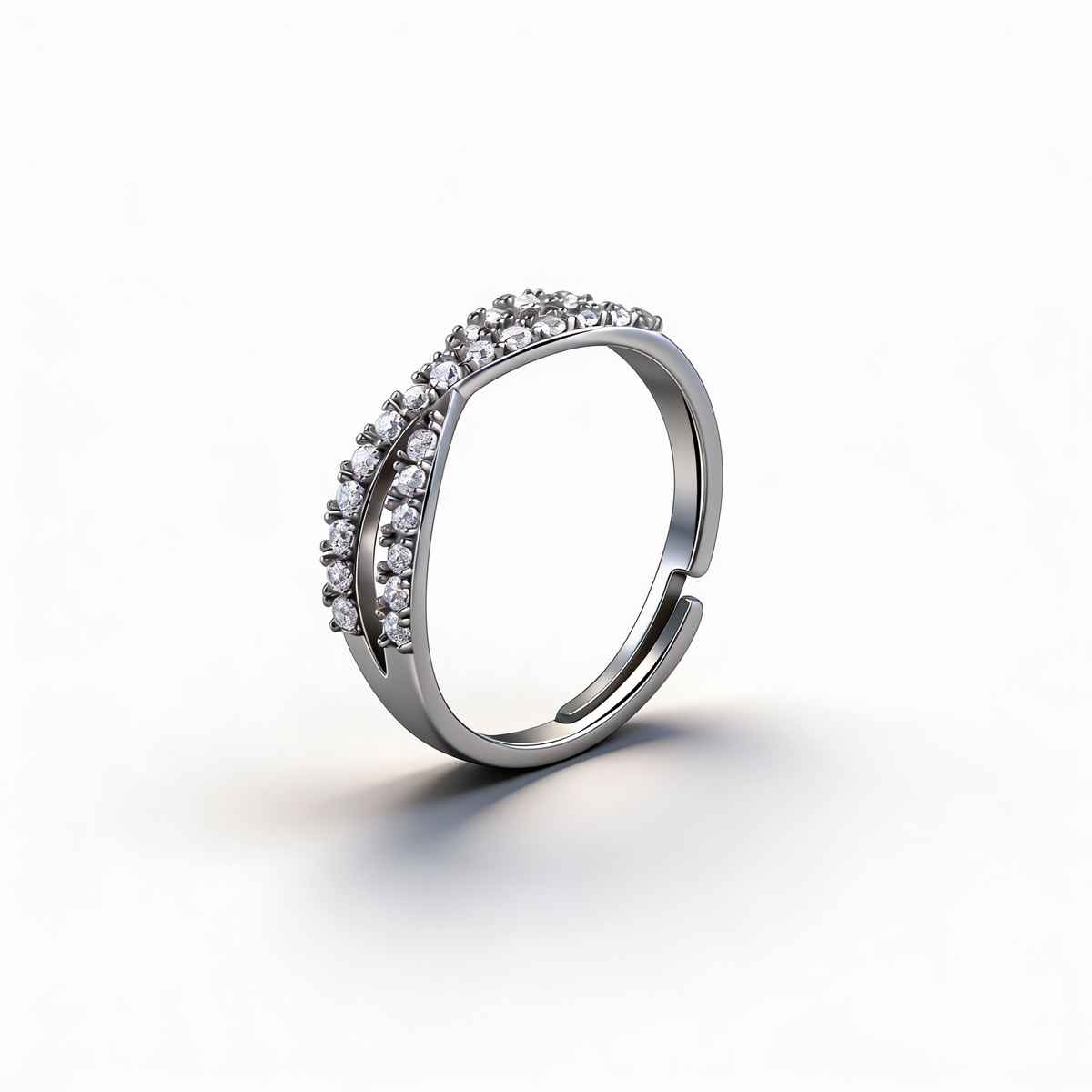 GIVA Silver Infinity Ring