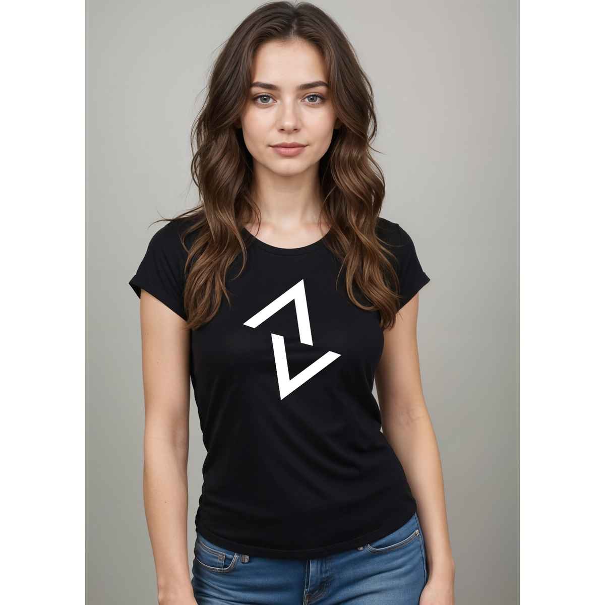 Smartees Women's Printed T-shirt | Black - M