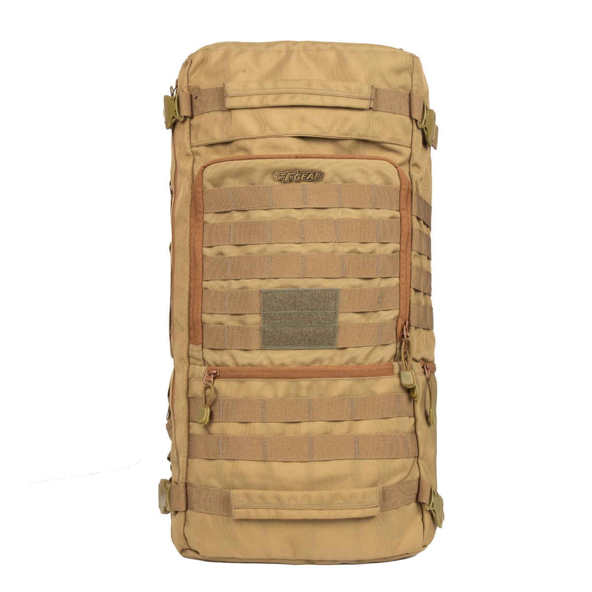 F Gear Unisex Solid Polyester 36 L Rucksack | Khaki