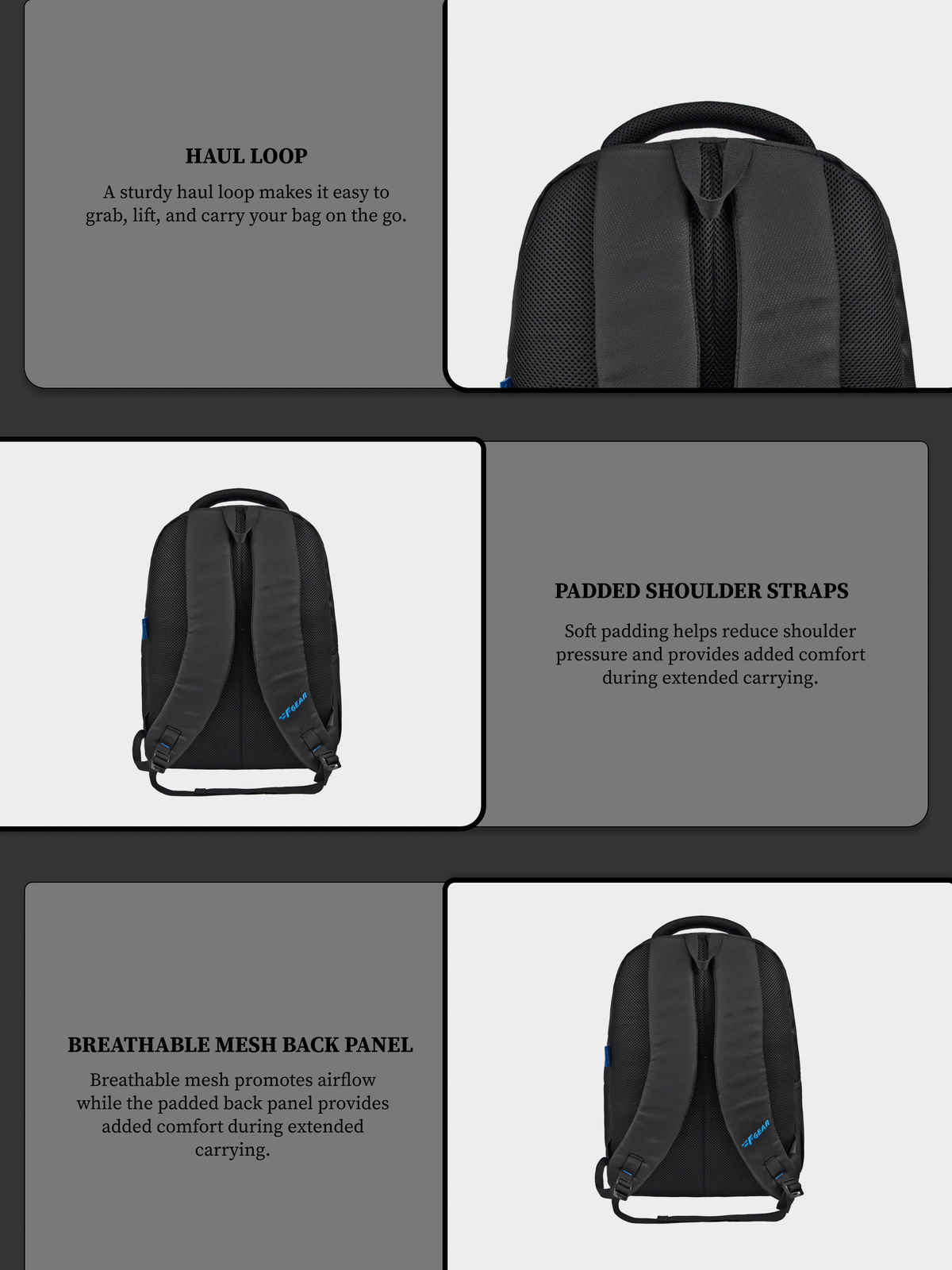 F Gear Bluechip Black 38 L Laptop Backpack | Black