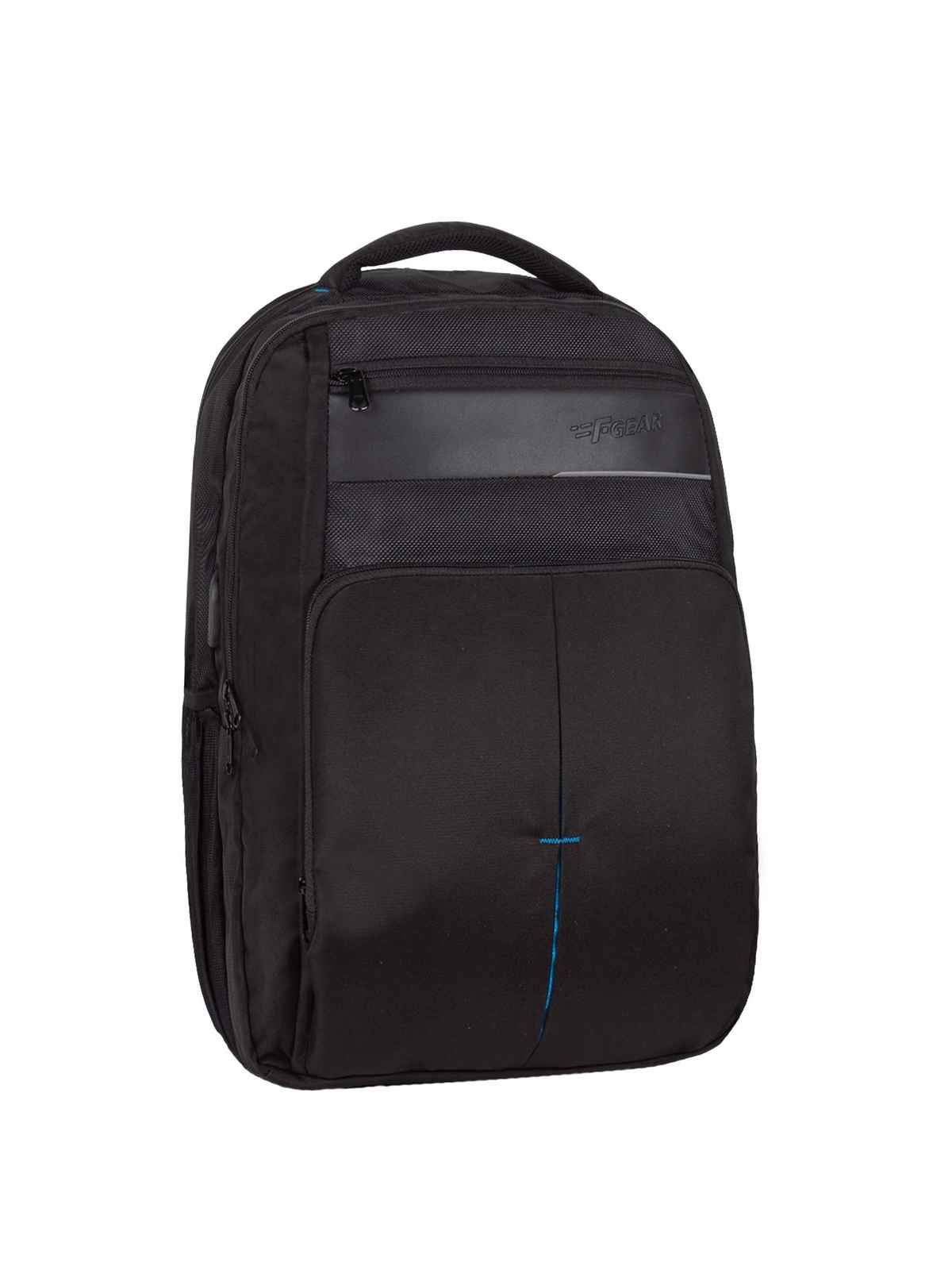 F Gear Unisex Solid Polyester 30 L Laptop Backpack | Black - One Size