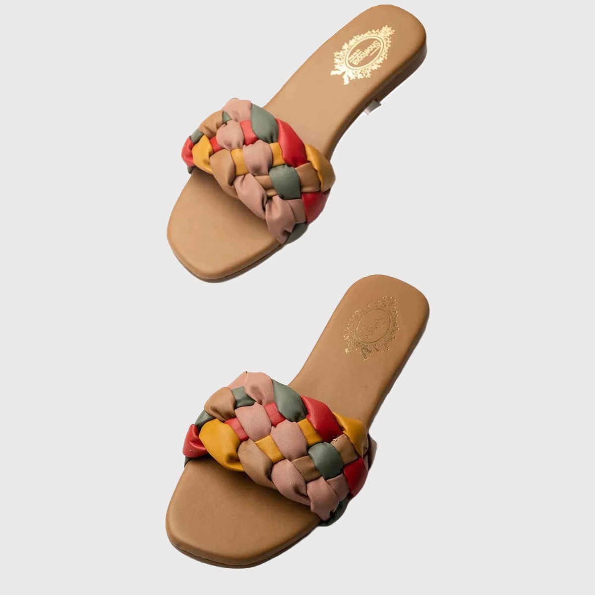 Shoetopia Women Tan Flats | UK 4