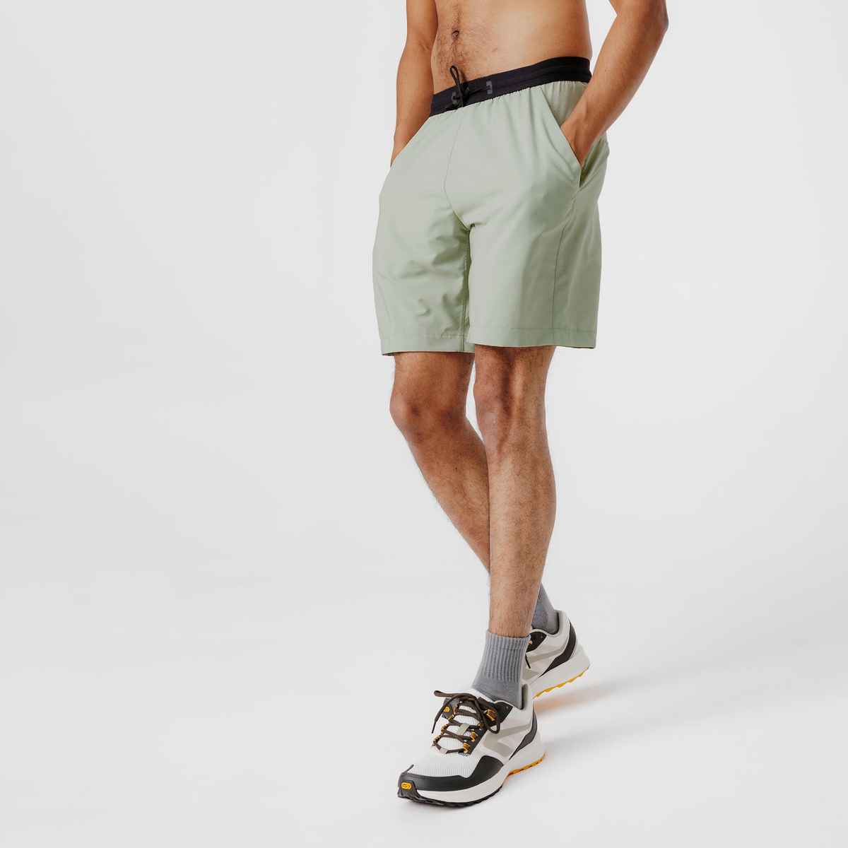 Decathlon Kalenji Men's Breathable Quick Dry Running Shorts | Khaki | M