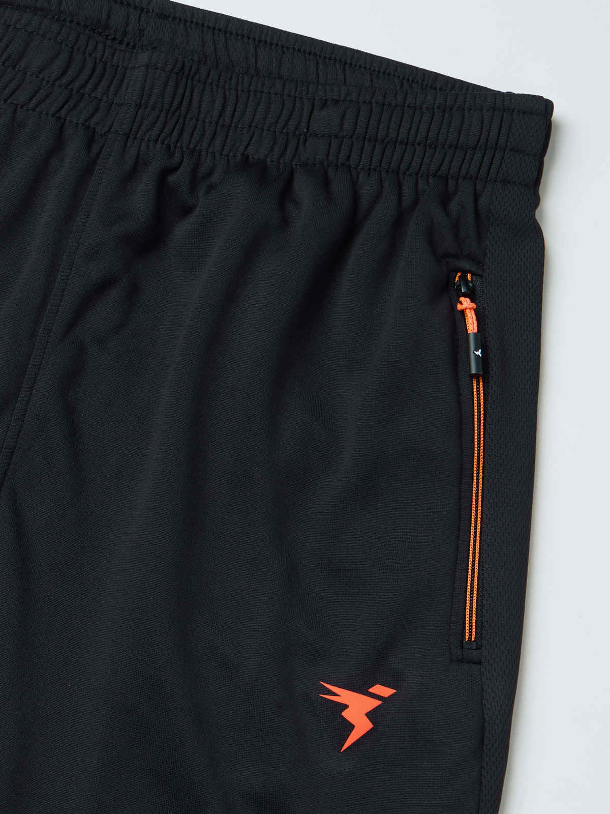 Technosport Men Poly Solid Slim Fit Sports Trackpants with TECHNO DRY | Black | M