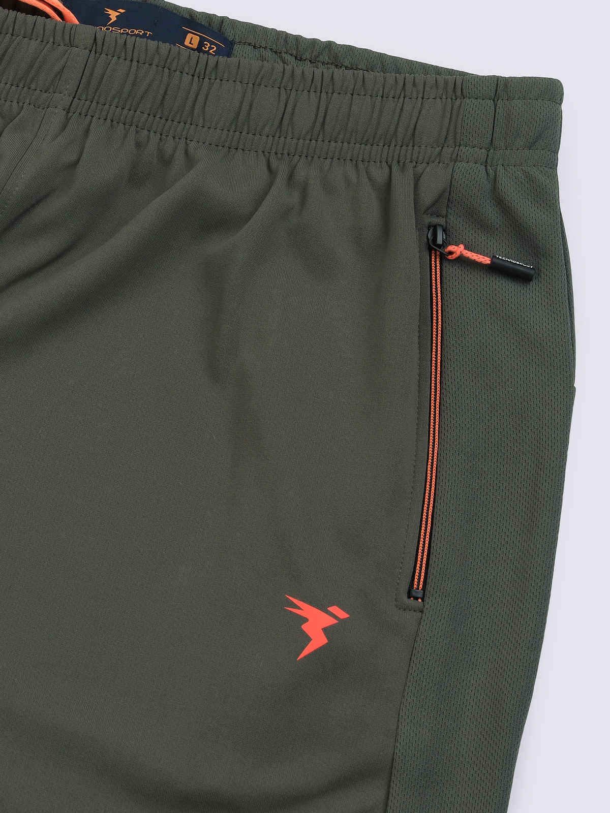Technosport Men Poly Solid Slim Fit Sports Trackpants with TECHNO DRY | Beetle | XXL