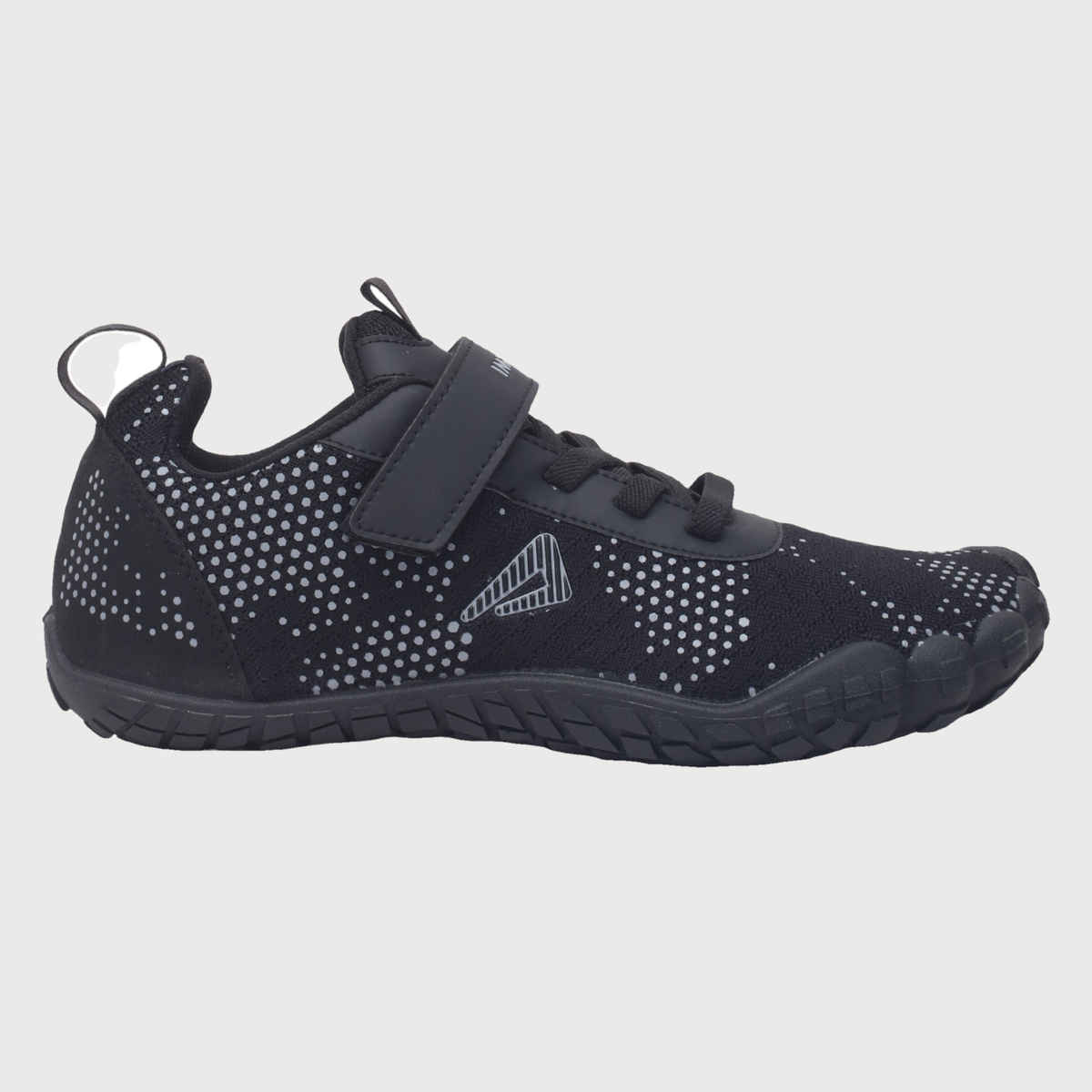 Impakto Men's Barefoot Rooted Black Gym Shoes | Uk7