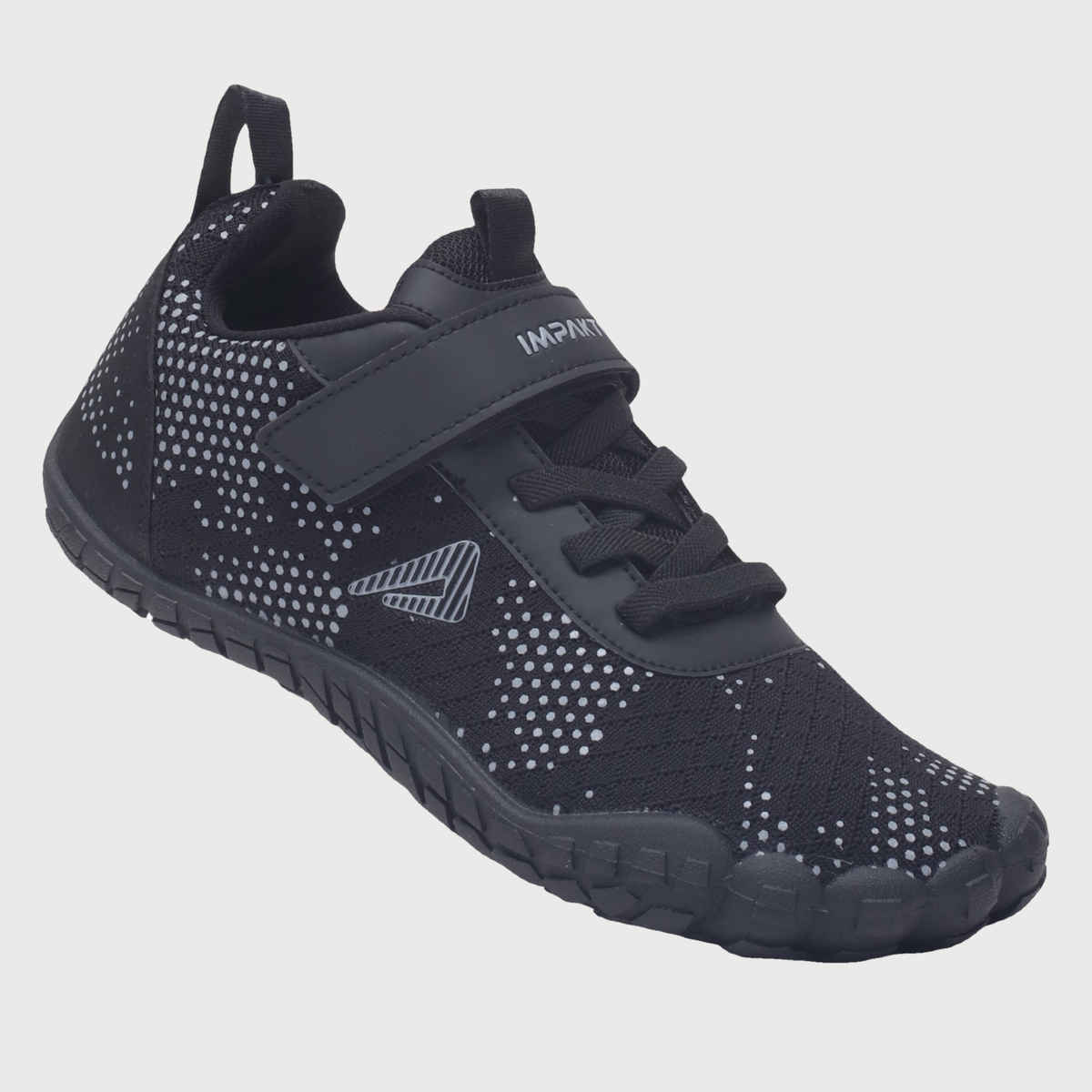 Impakto Men's Barefoot Rooted Black Gym Shoes | Uk7
