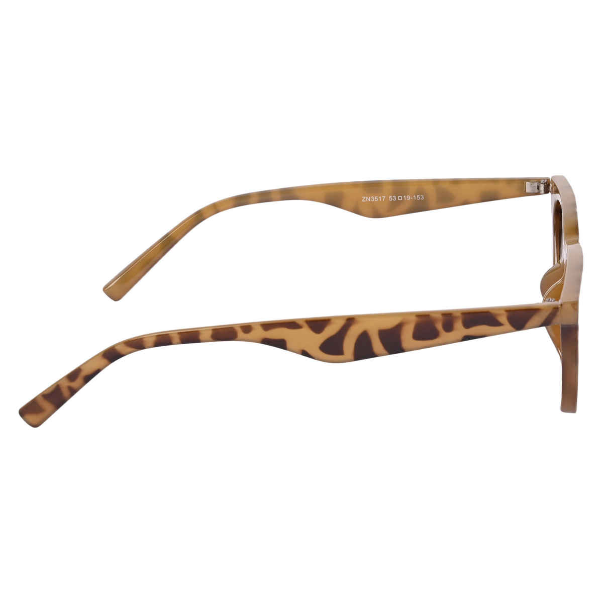 NuVew Unisex Wayfarer Sunglasses | Leopard Brown and Black - Medium