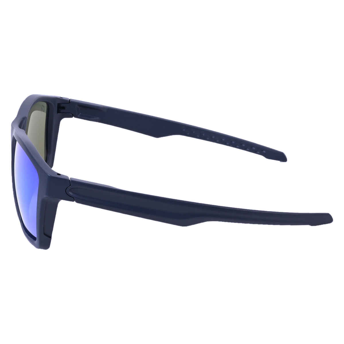 AISLIN Unisex Wrap-around Mirrored Sunglasses | Blue - Large