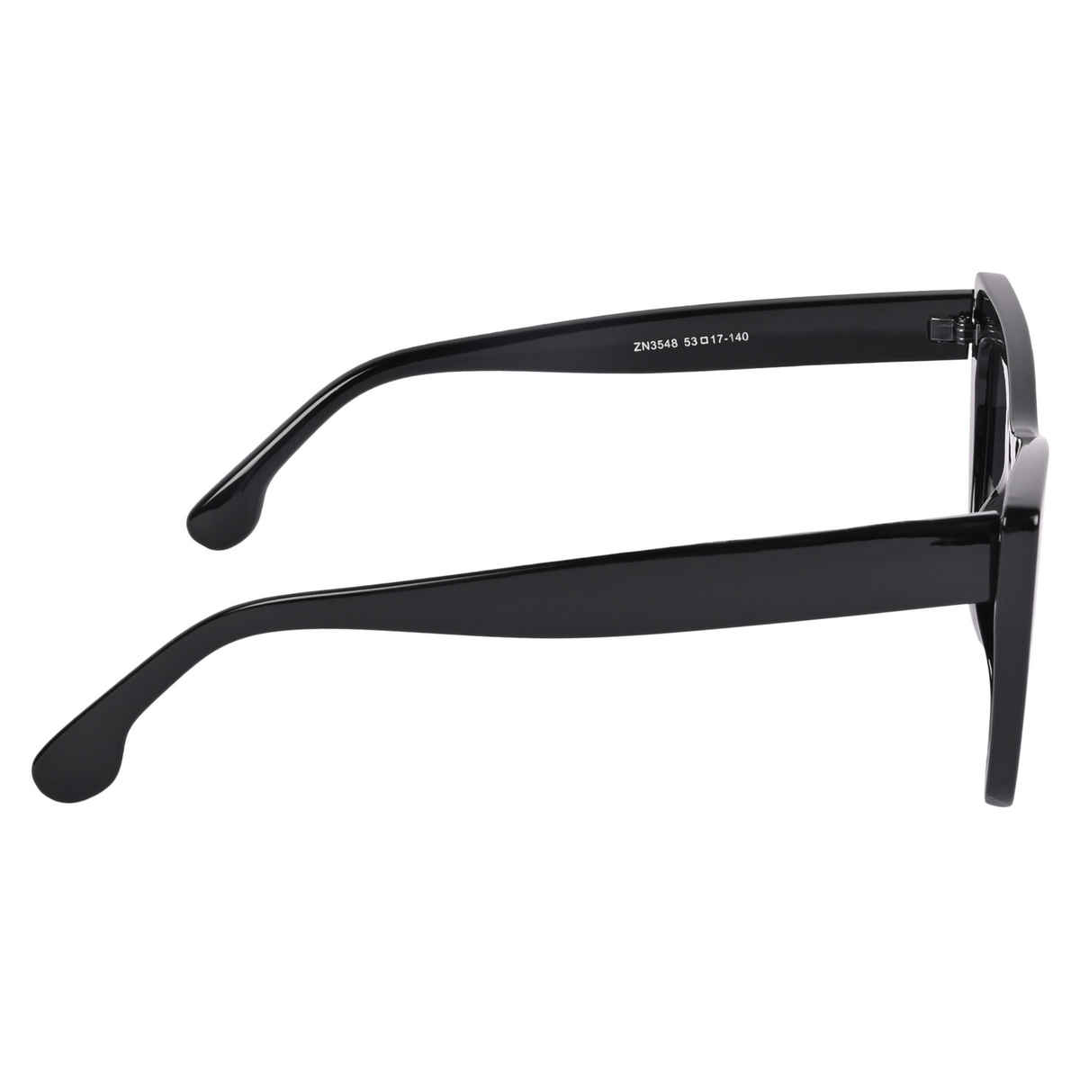 NuVew Unisex Cat-eye Sunglasses | Black - Large