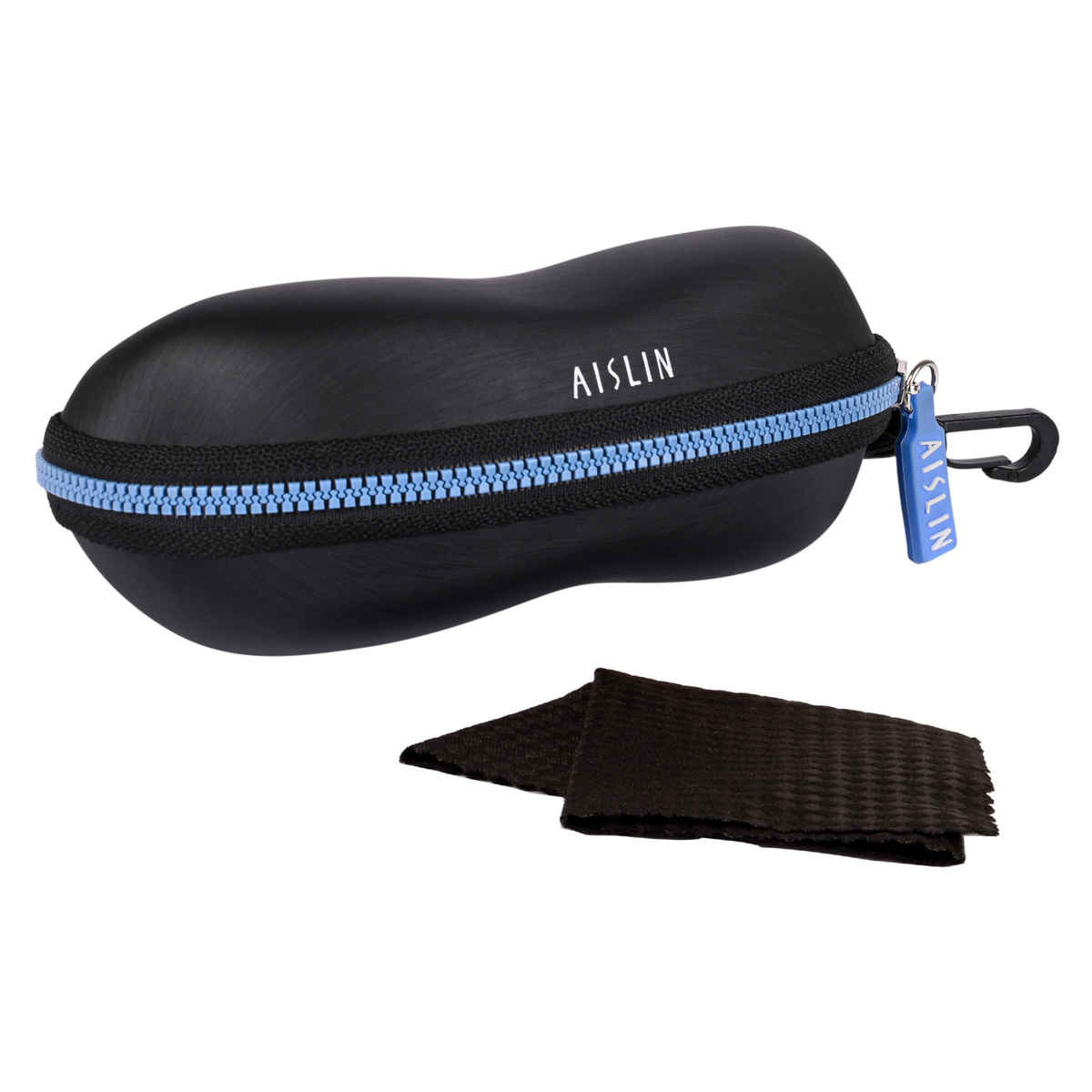 AISLIN Unisex Wrap-around Mirrored Sunglasses | Blue - Large