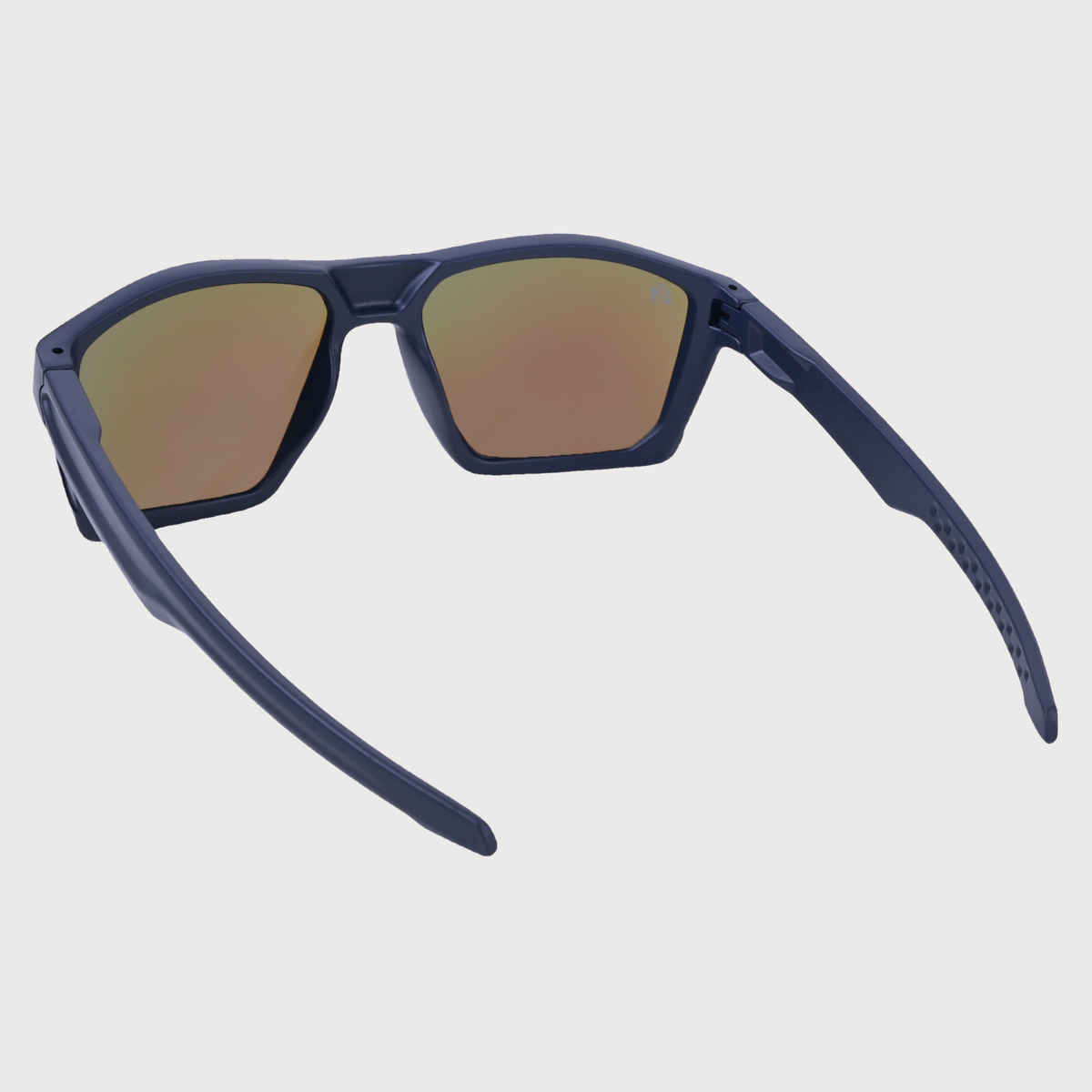 AISLIN Unisex Wrap-around Mirrored Sunglasses | Blue - Large