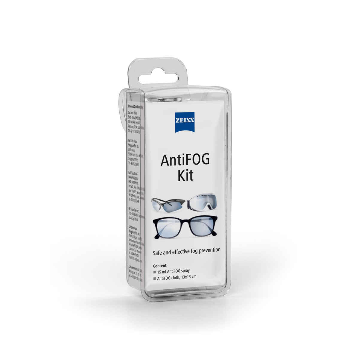 ZEISS AntiFOG Solution Kit - Fog-Free