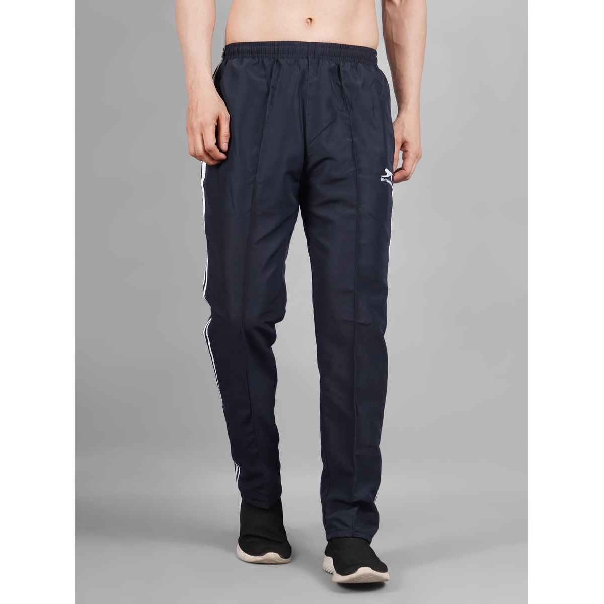 Shiv Naresh Men's Trackpant | 509 - Navy-White | M
