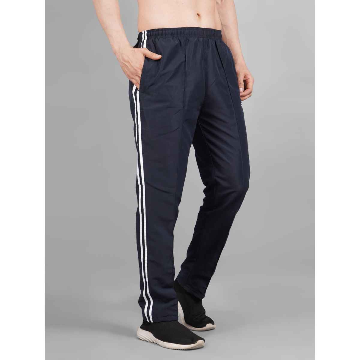 Shiv Naresh Men's Trackpant | 509 - Navy-White | M