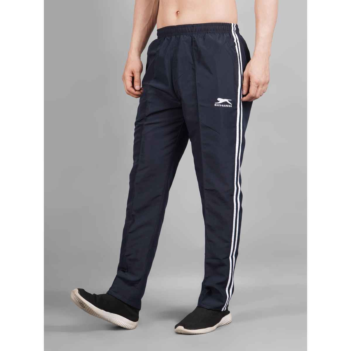 Shiv Naresh Men's Trackpant | 509 - Navy-White | M