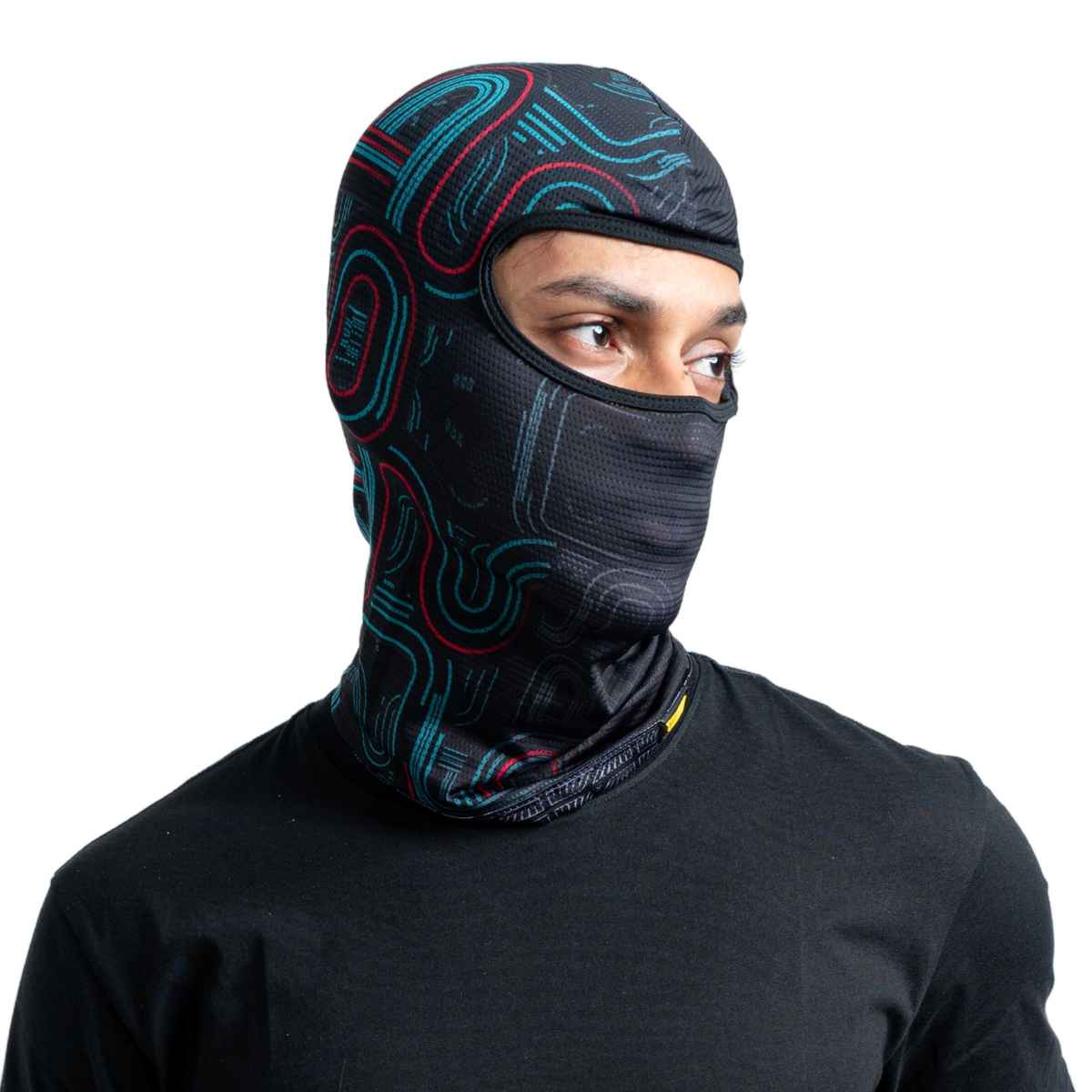 Tiivra Prand Grix Slash Cut Balaclava, Quick Dry, 4 Way Stretch