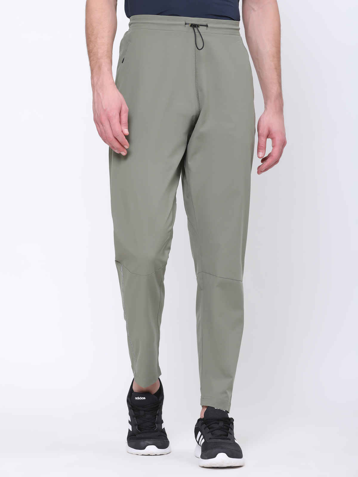 Dida Men's Track Pant Regular Comfortable Stretchable Dry-Fit | Olive - M