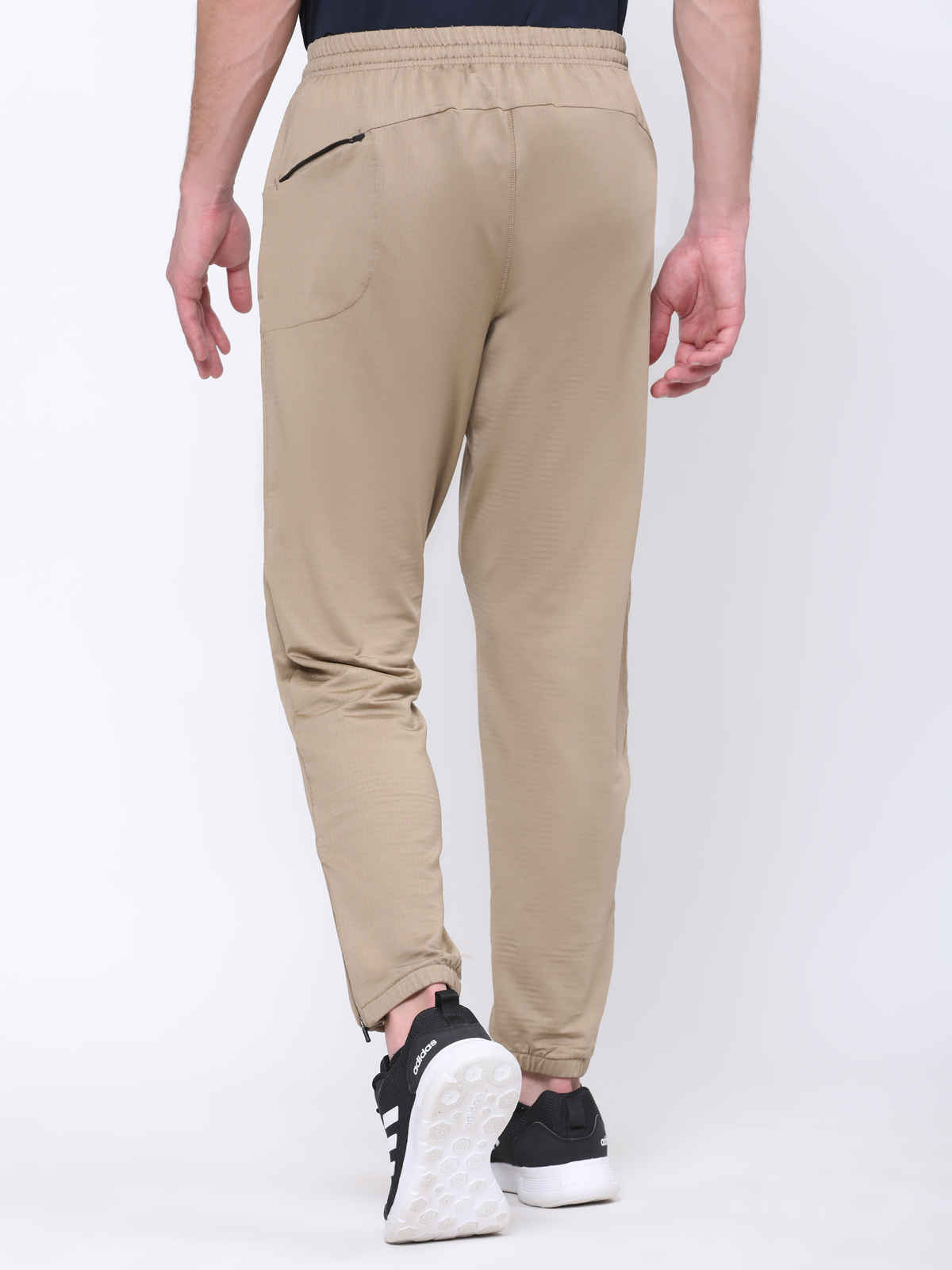 Dida Men's Track Pant Regular Comfortable Stretchable Dry-Fit | Beige - XL