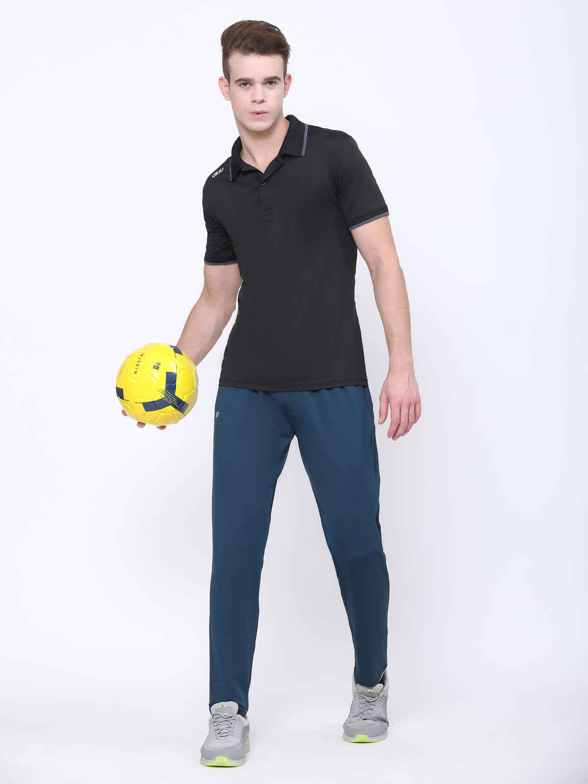 Dida Men's Track Pant Regular Comfortable Stretchable Dry-Fit | Blue - M