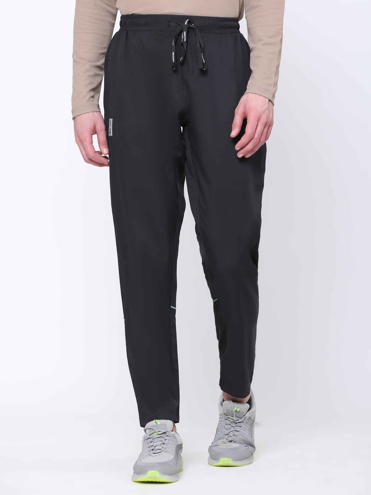 Dida Men's Track Pant Regular Comfortable Stretchable Dry-Fit | Black - M