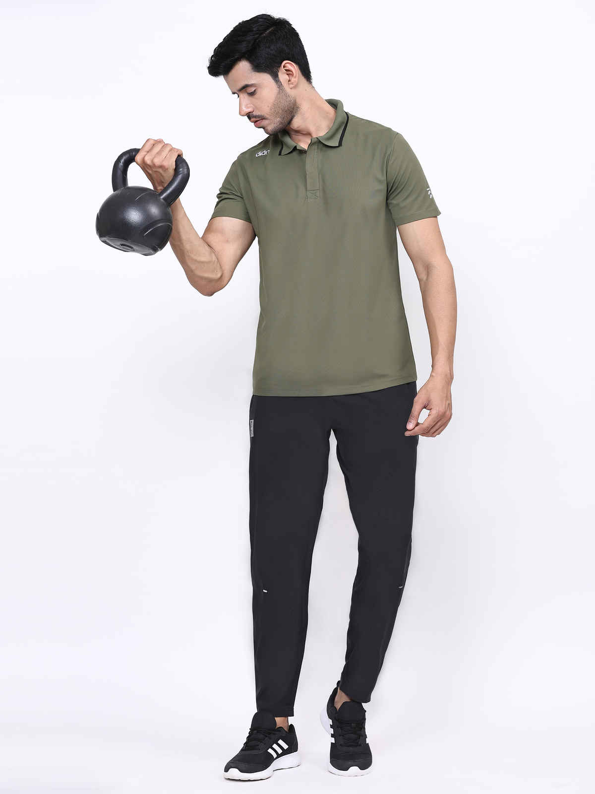 Dida Men's Track Pant Regular Comfortable Stretchable Dry-Fit | Black - XL