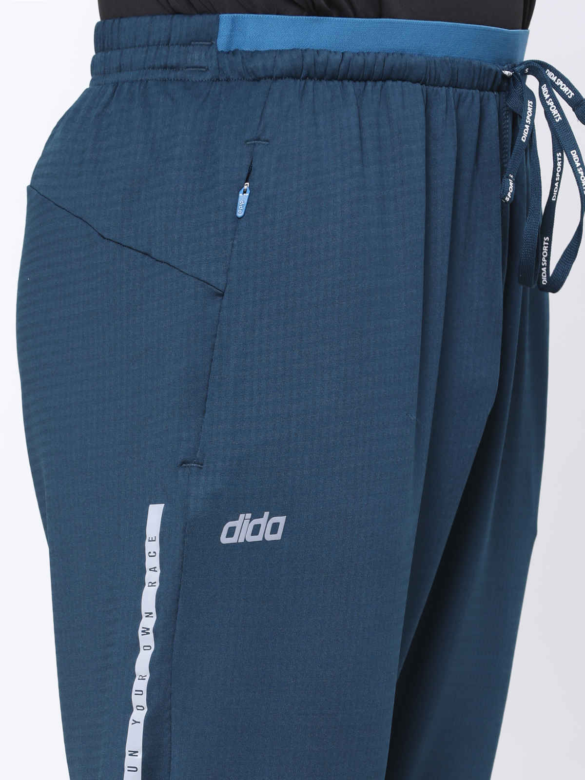 Dida Men's Track Pant Regular Comfortable Stretchable Dry-Fit | Blue - M