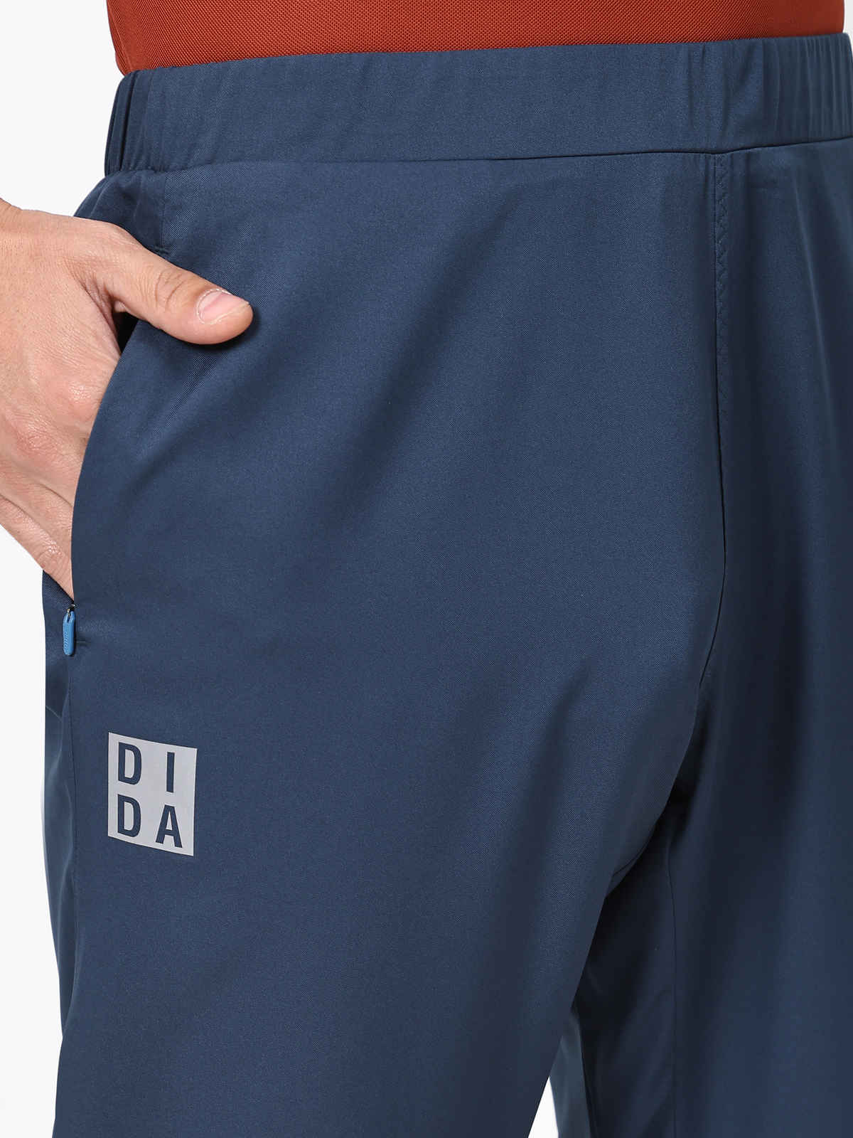 Dida Men's Sports Track Pant Regular Comfortable Stretchable Dry-Fit | Blue - XL