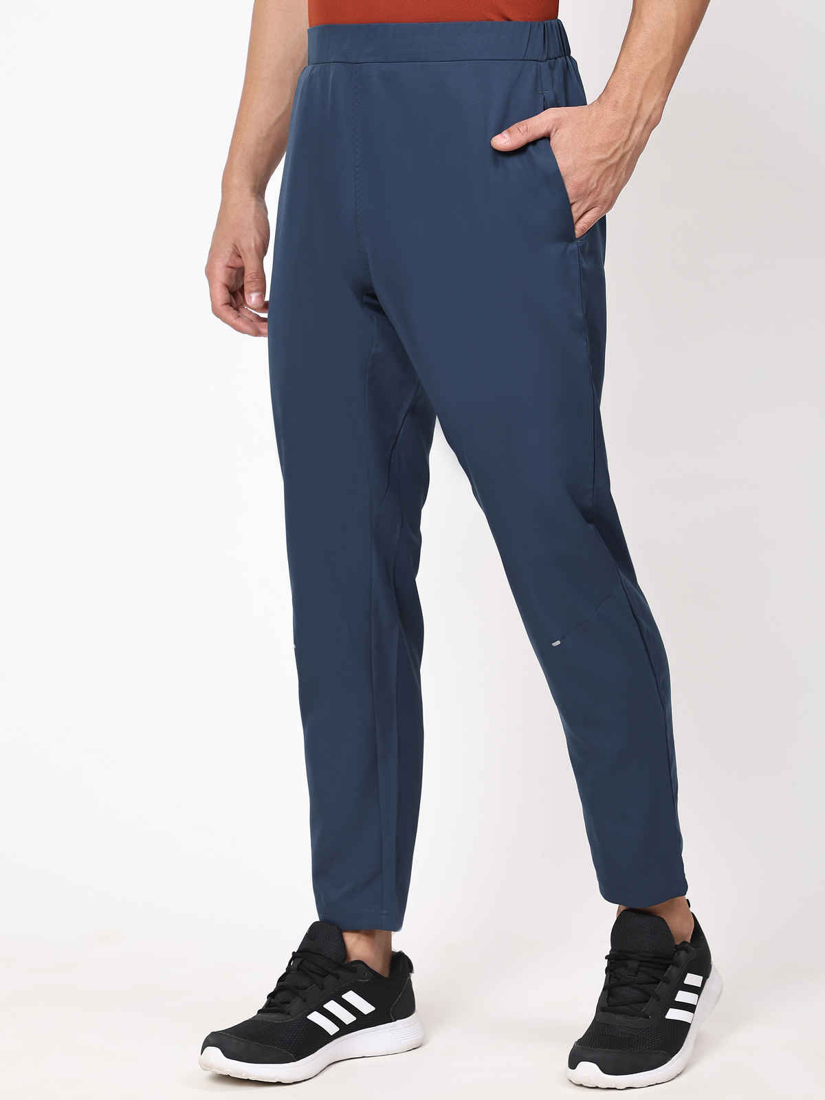 Dida Men's Sports Track Pant Regular Comfortable Stretchable Dry-Fit | Blue - XL