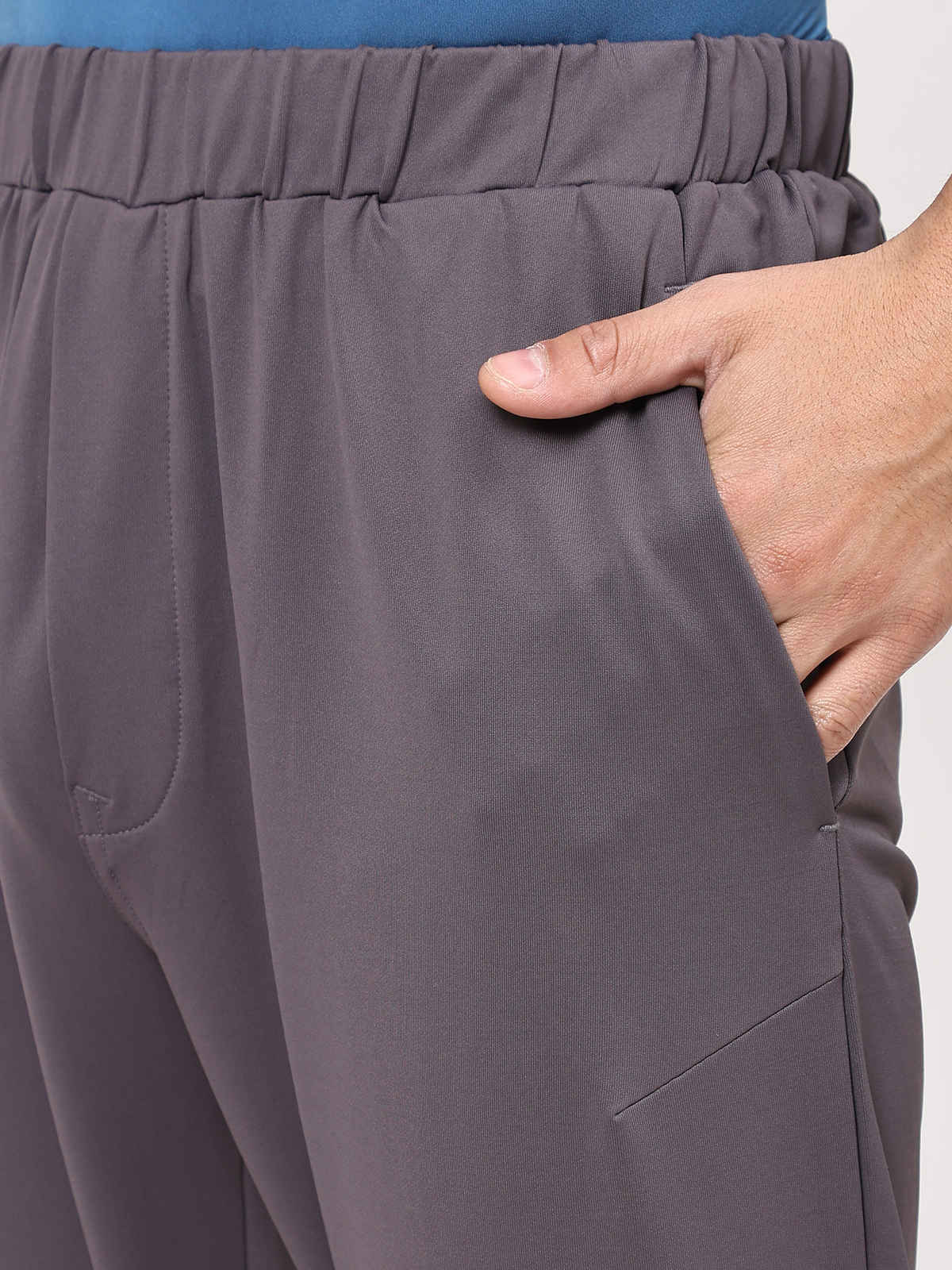 Dida Men's Track Pant Regular Comfortable Stretchable Dry-Fit | Grey - M