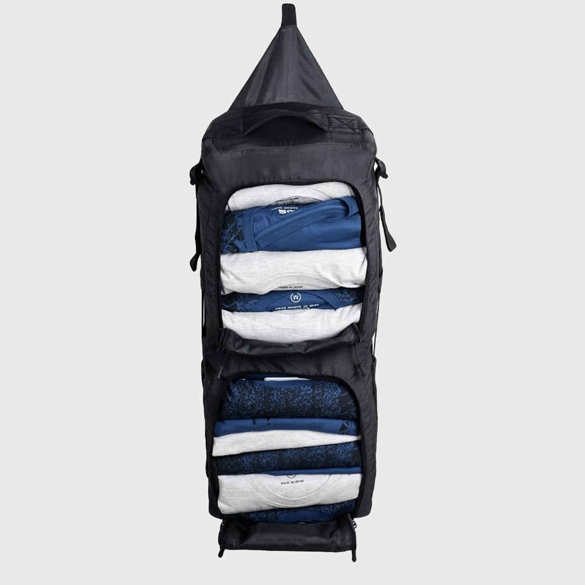 Gods Compressa Compression Packing Cube Compressible And Expandable Organizer 25 Ltrs Black