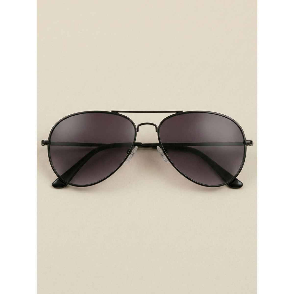 NuVew Unisex Aviator Sunglasses | Grey | Large
