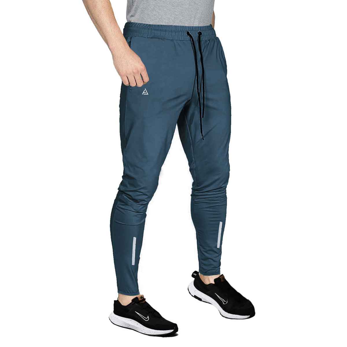 Avolt Men's Solid Regular Fit Track Pant | Blue - S