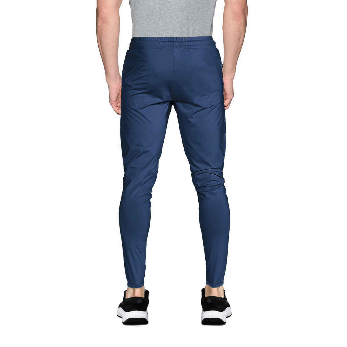 Avolt Men's Solid Regular Fit Track Pant | Airforce Blue - M