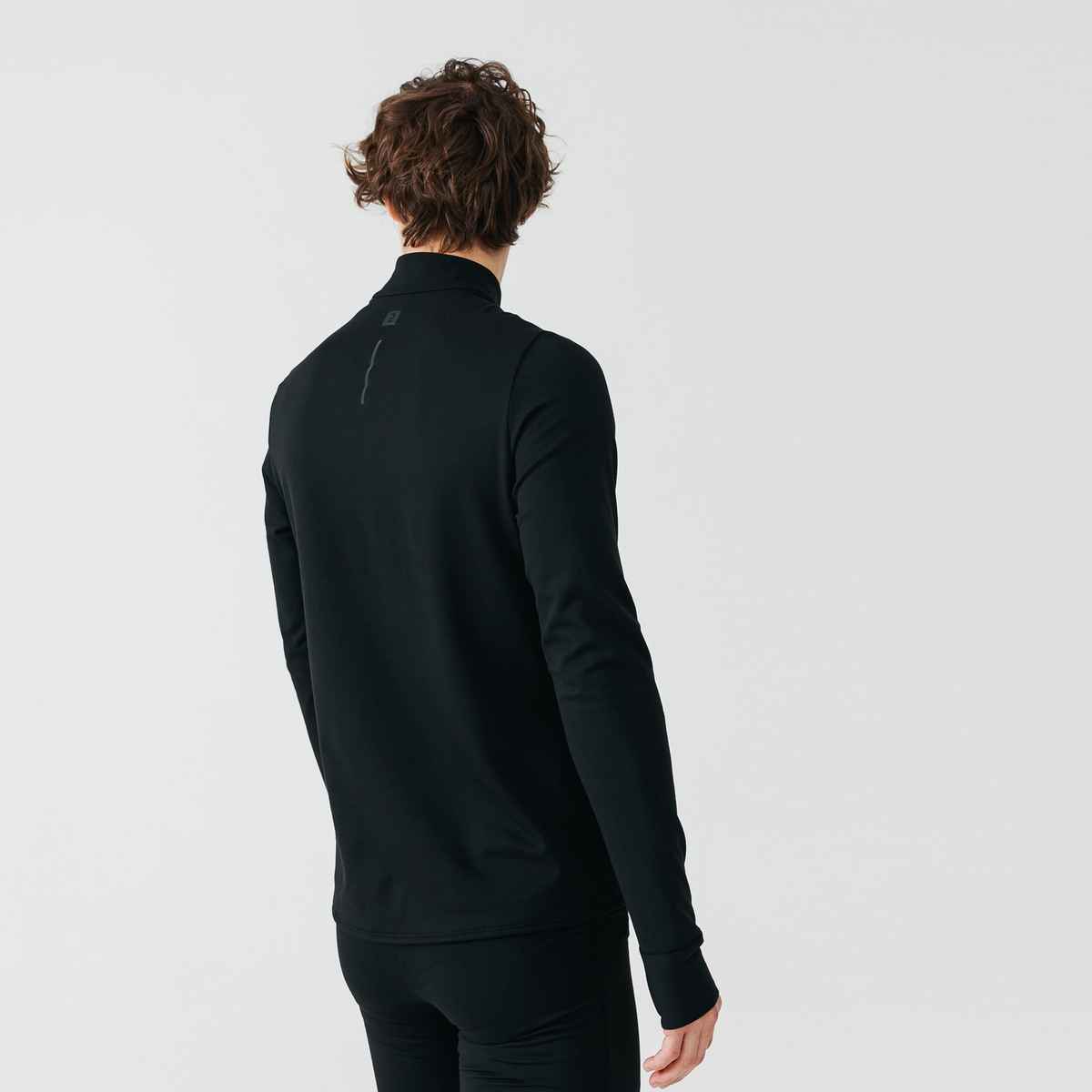 Decathlon | Kalenji Men's Full Sleeve Running T-shirt | Black - S