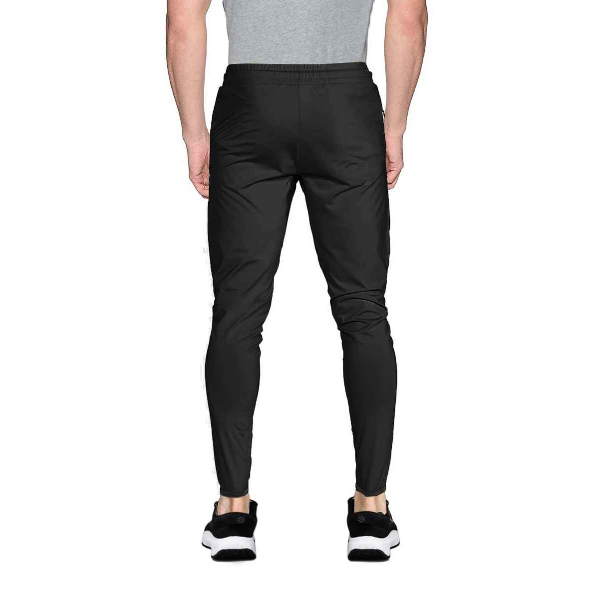 Avolt Men's Solid Regular Fit Track Pant | Black - XL