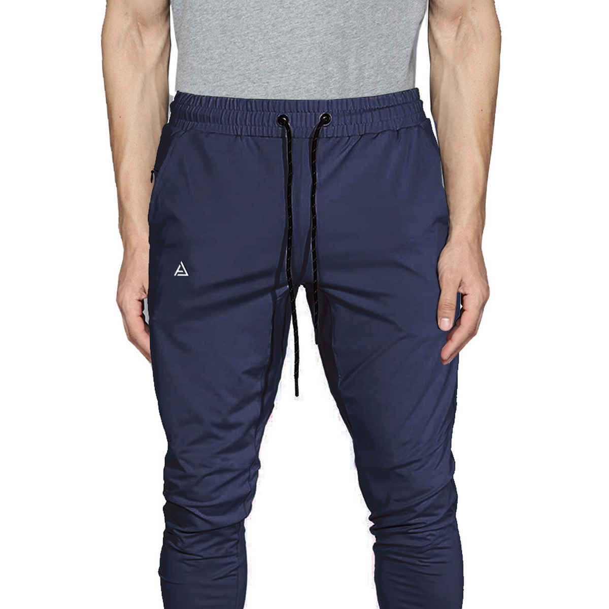Avolt Men's Solid Regular Fit Track Pant | Navy - M